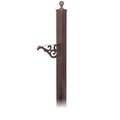 Salsbury Industries Salsbury Industries 4845BRZ Decorative Mailbox Post Victorian In Ground Mounted - Bronze 4845BRZ